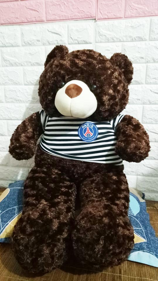 Gấu bông teddy 1m đáng yêu Tặng kèm gấu bông trà sữa xinh xắn