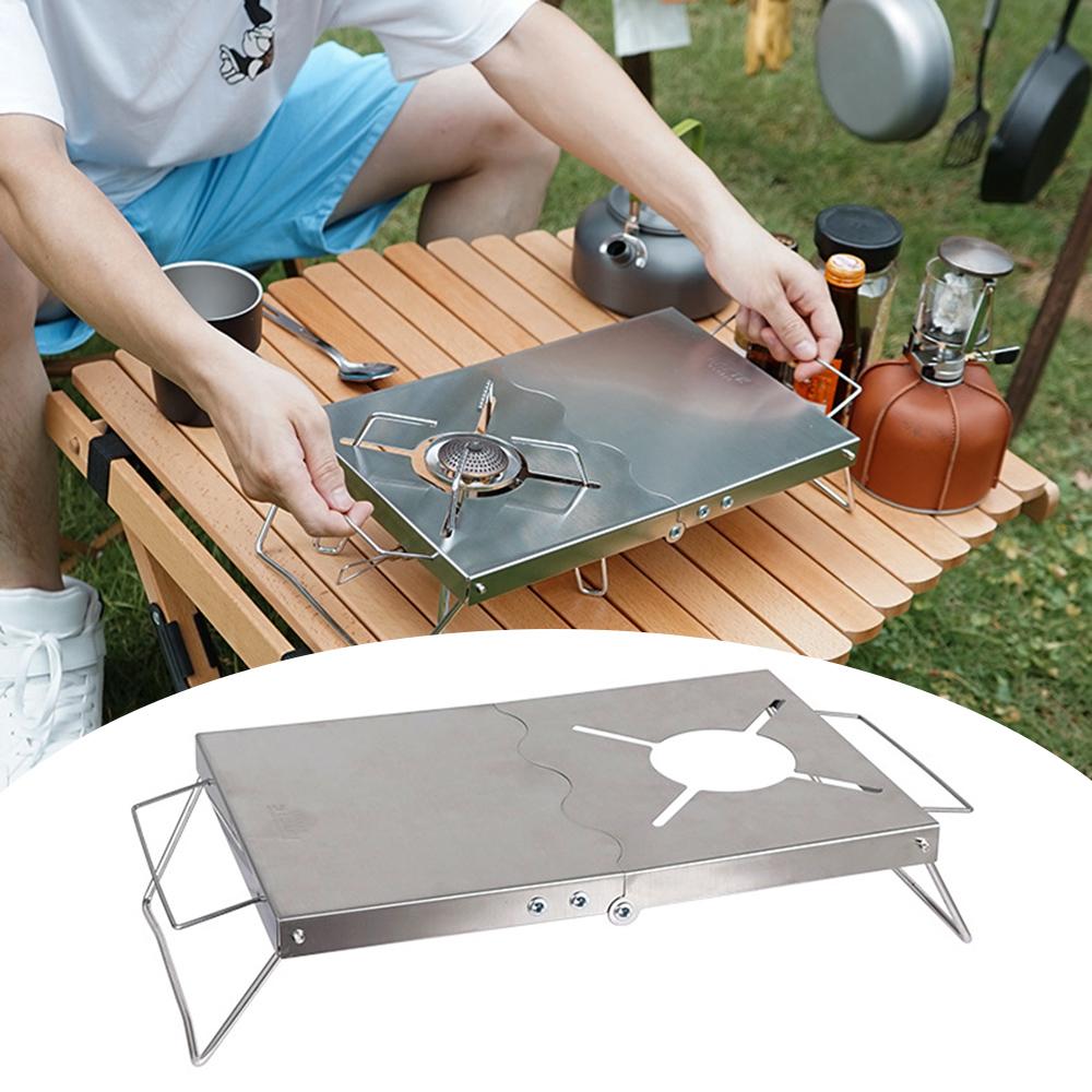 Bếp lò gấp tiện lợi để cắm trại. picnic.đi bộ đường dài