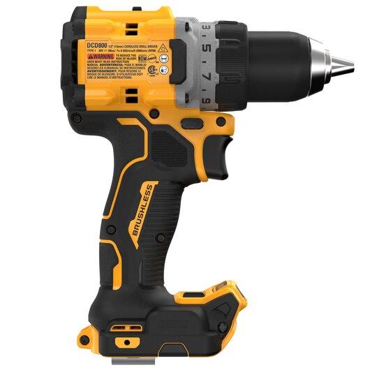 Máy khoan, vặn vít dùng pin BL 18/20V thế hệ mới Dewalt DCD800N (Combo và Body ) - CHÍNH HÃNG SKU DCD800M2T