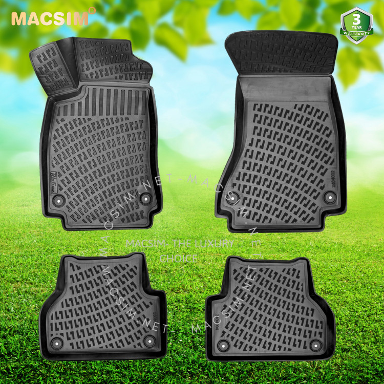 Thảm lót sàn ô tô nhựa TPU Silicon Audi A5 First generation 2007- 2016 Nhãn hiệu Macsim