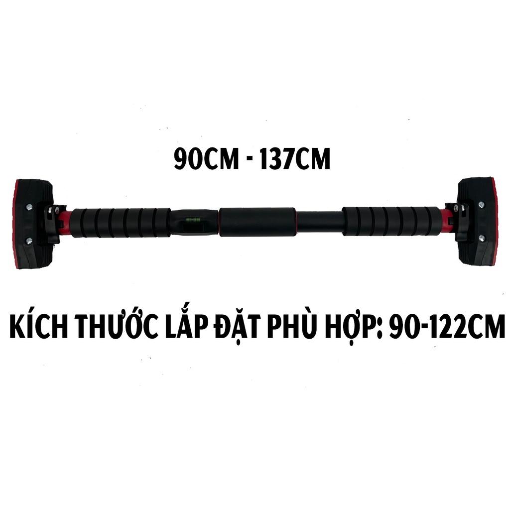 Xà đơn gắn cửa, treo tường bằng thép chịu lực có thước thăng bằng XDTT2021