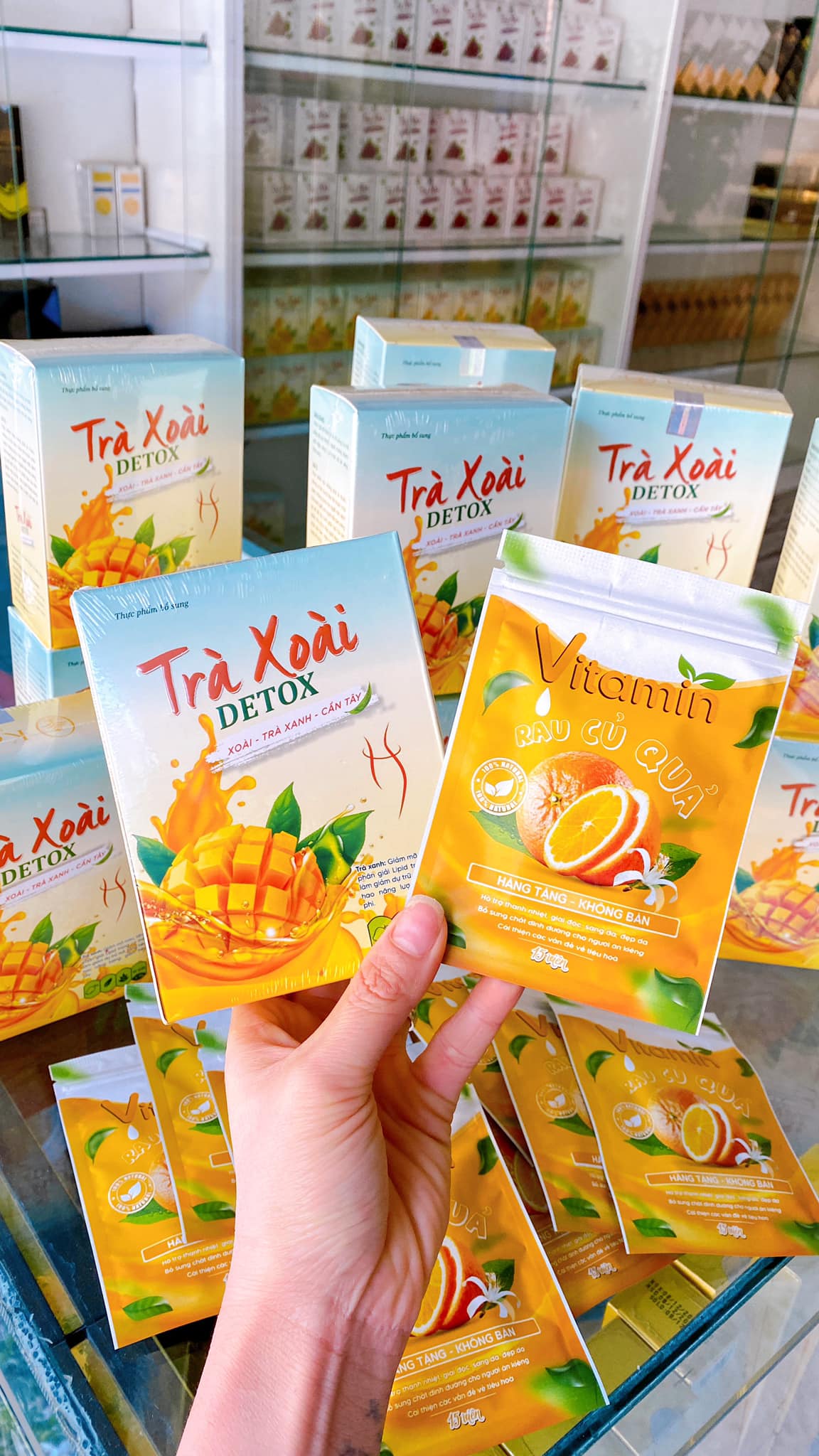 Trà Xoài Kelly Detox 12 Gói Hỗ Trợ Giảm Cân An Toàn , Hiệu Quả Và Thơm Ngon