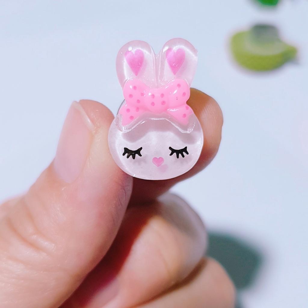Sticker trang trí dép cross / nút gắn hkdesign mẫu hình hoa quả gắn sục