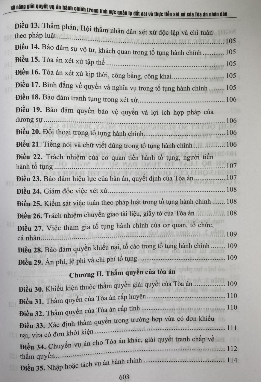 Kỹ năng giải quyết vụ án hành chính trong lĩnh vực quản lý đất đai và thực tiễn xét xử của Tòa án Nhân dân