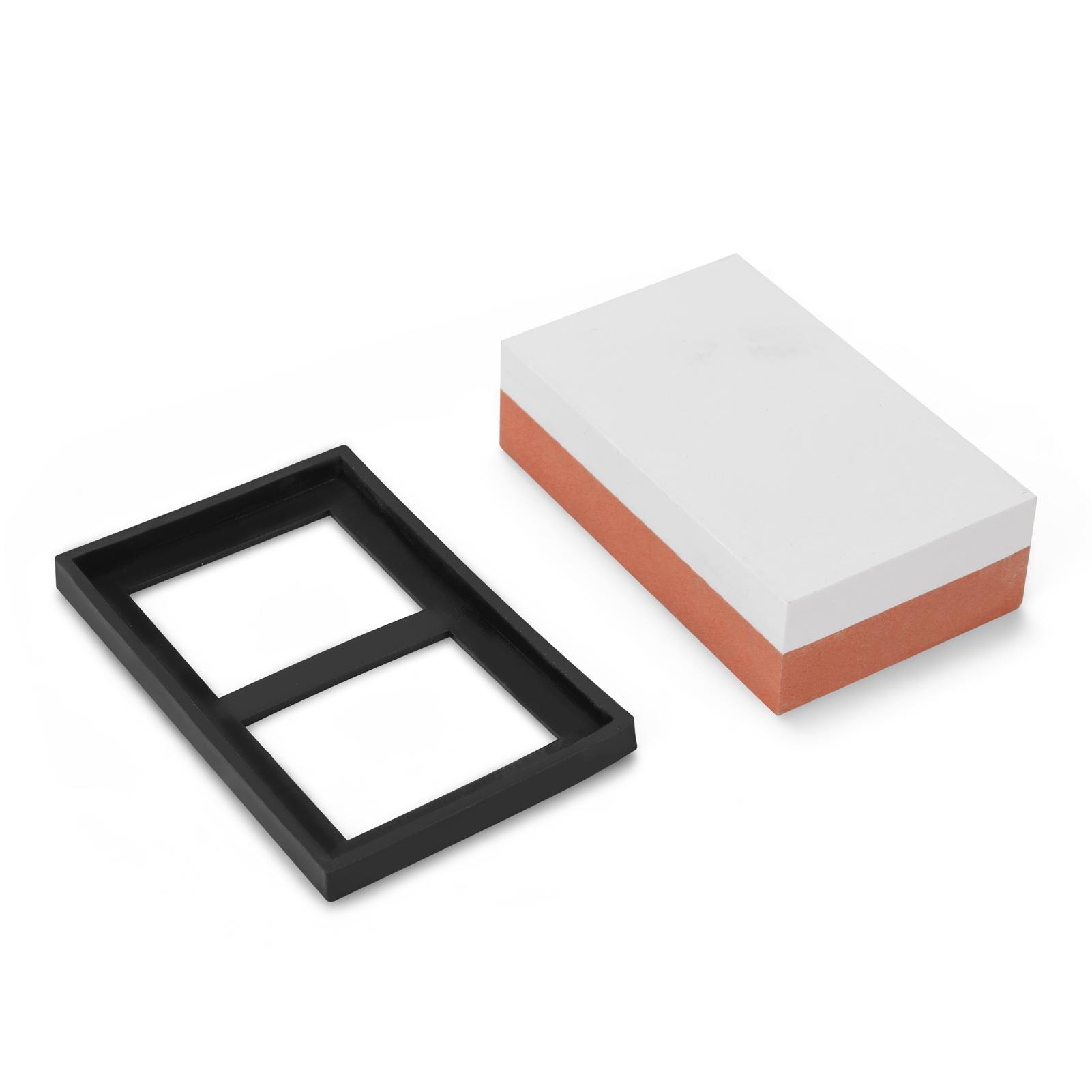 Portable Premium Whetstone Cut Sharpening Stone Household Cutter Sharpener Non Slip Base Cutter Sharpener