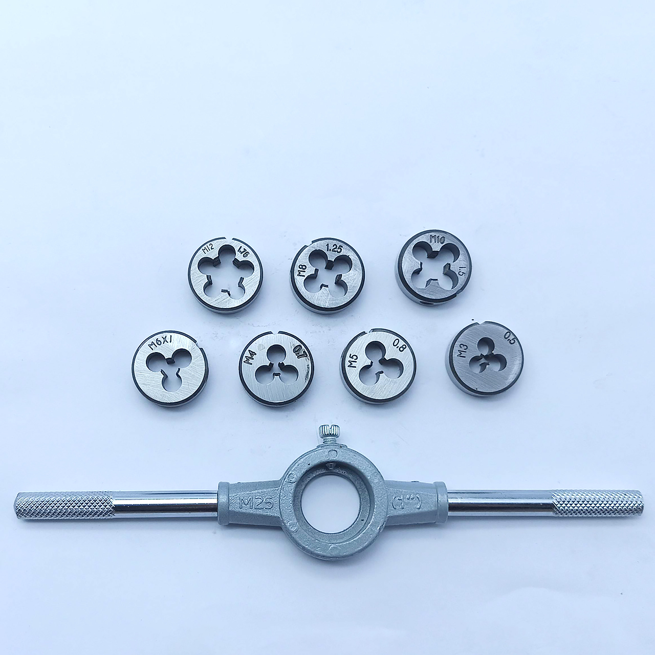 Bộ bàn ren taro ren ngoài 8 chi tiết M3-M12