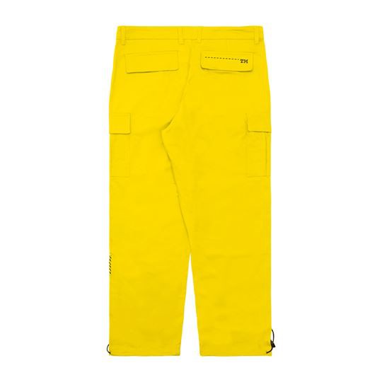 5THEWAY /trademark/ CARGO PANTS in YELLOW aka Quần Túi Hộp Vàng