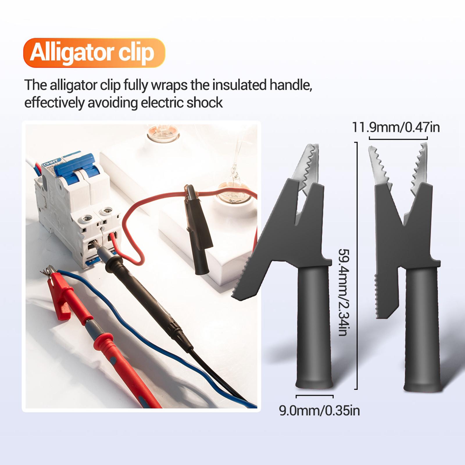 22 in 1 Electronic Test Leads Kit, Digital Multimeter Leads, with Alligator Clips ,Replaceable Probes Tips ,Accs Kit for Digital Multi Meter