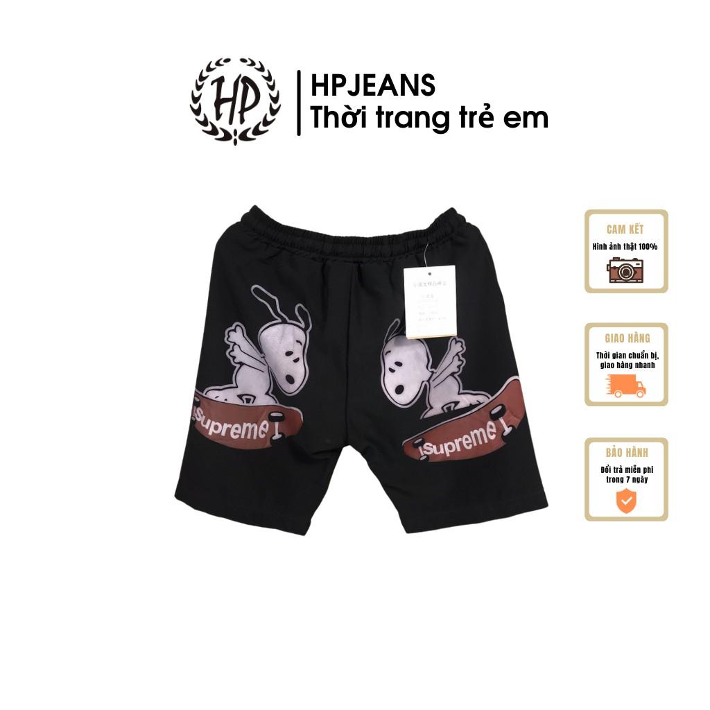 Quần Đùi Bé Trai HPJEANSQD0441 HẬU BÙI quần lửng cho bé trai HP Jeans chất liệu vải gió cao cấp cho trẻ từ 6 đến 10 tuổi