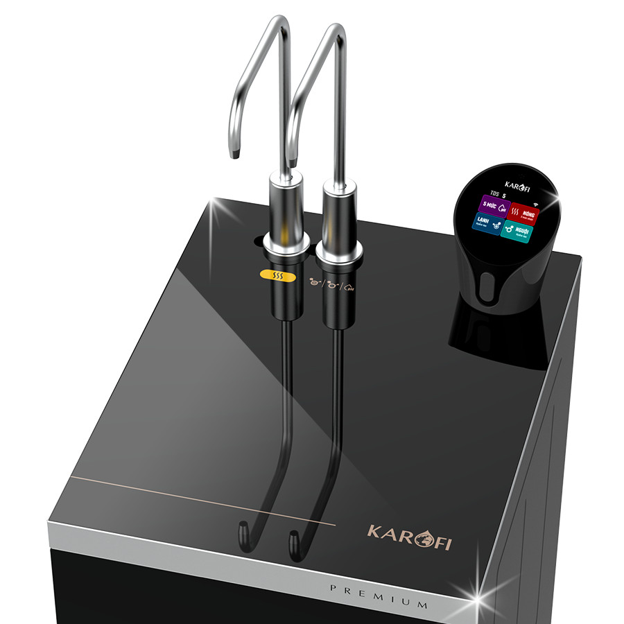 [MỚI - TẶNG MÁY LỌC KHÔNG KHÍ KAP 317] Máy lọc nước Nóng Lạnh Hydro-ion Kiềm Karofi SA8 PREMIUM - 12+1 lõi - Hàng chính hãng