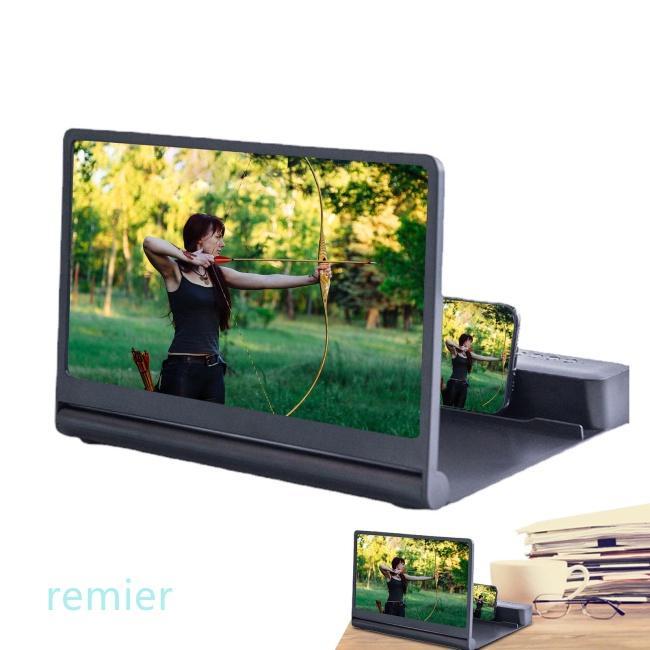 Giá Đỡ Khuếch Đại Tín Hiệu Âm Thanh Điện Thoại Di Động F12 Hd Màn Hình Lớn 12 Inch Bluetooth 6d