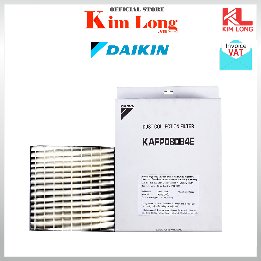 Bộ lọc tĩnh điện HEPA Daikin cho model MCK55TVM6, MC55UVM6 & MC40UVM6 - Hàng chính hãng