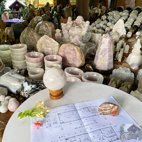 Cục chặn giấy đá canxedon mang lại niềm vui và may mắn CG03