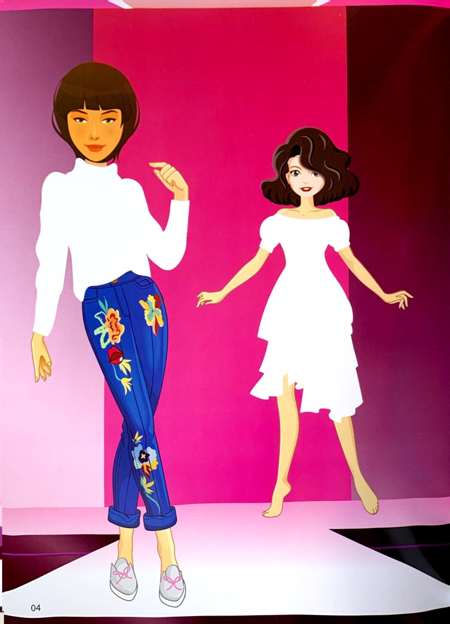 Sticker Fashion - Dán Hình Thời Trang - Tập 1