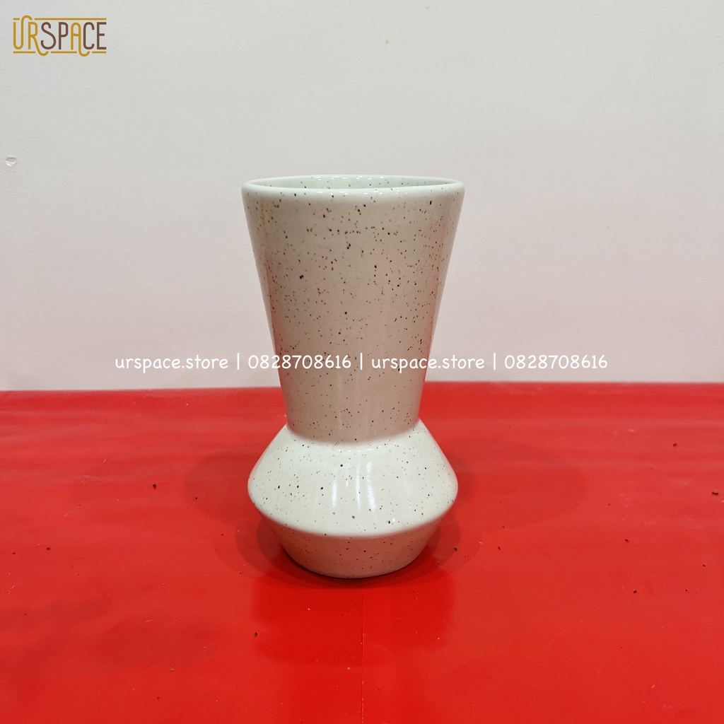 Lọ hoa gốm sứ URSPACE trang trí phòng khách để bàn làm việc
