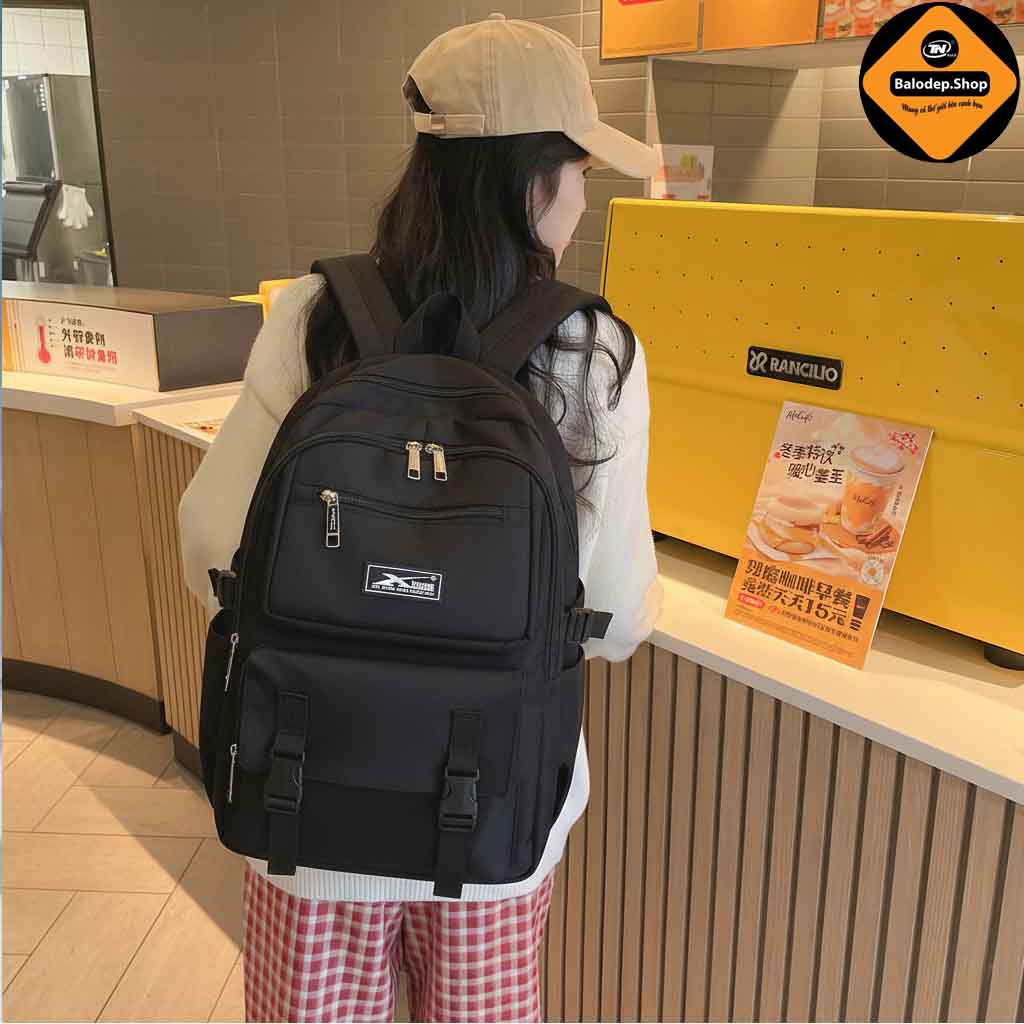 Balo Laptop Chống Nước Xbags Black Blue Đựng Laptop 15.6 Inch Đi Học Đi Làm Thời Trang Cá Tính XB3203!