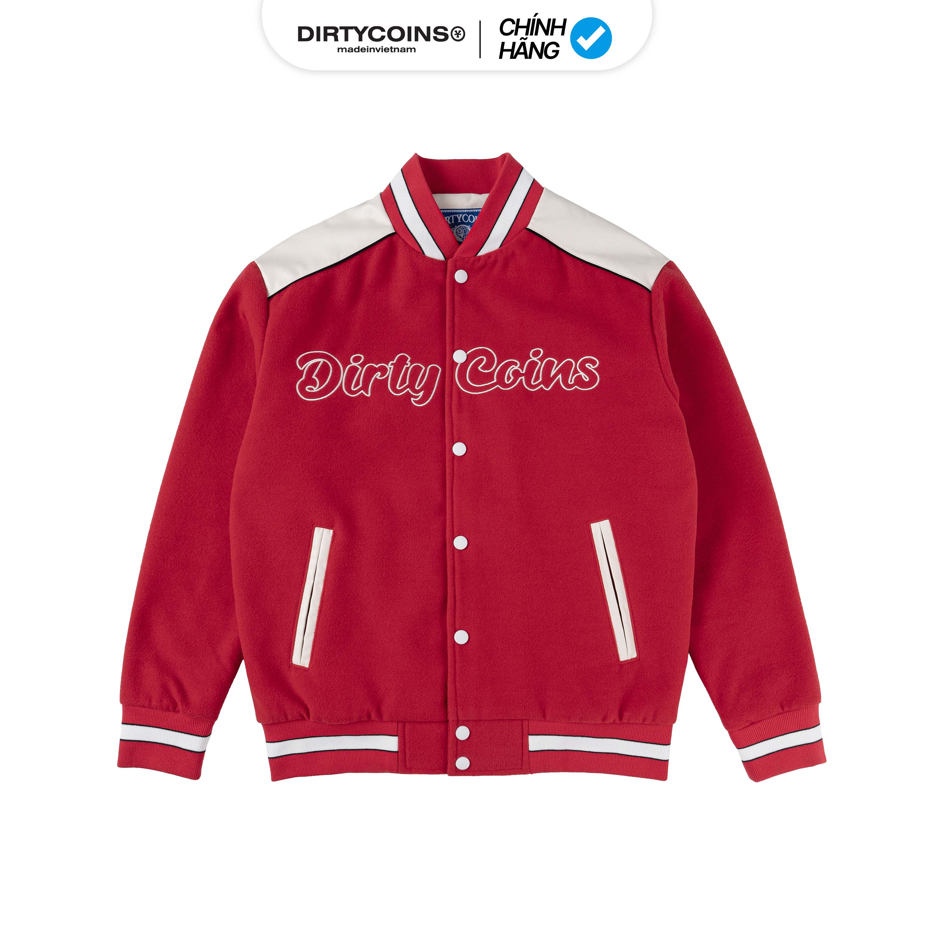 Áo Khoác DirtyCoins University Felt Varsity Jacket