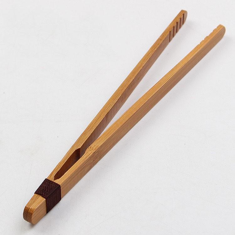 Kẹp gắp trà bằng tre tự nhiên loại cong/thẳng