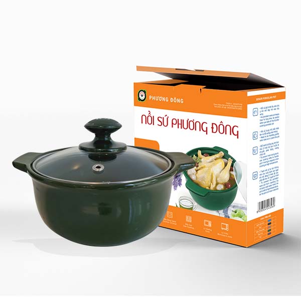 Nồi sứ màu - sâu PDMS-0.5L