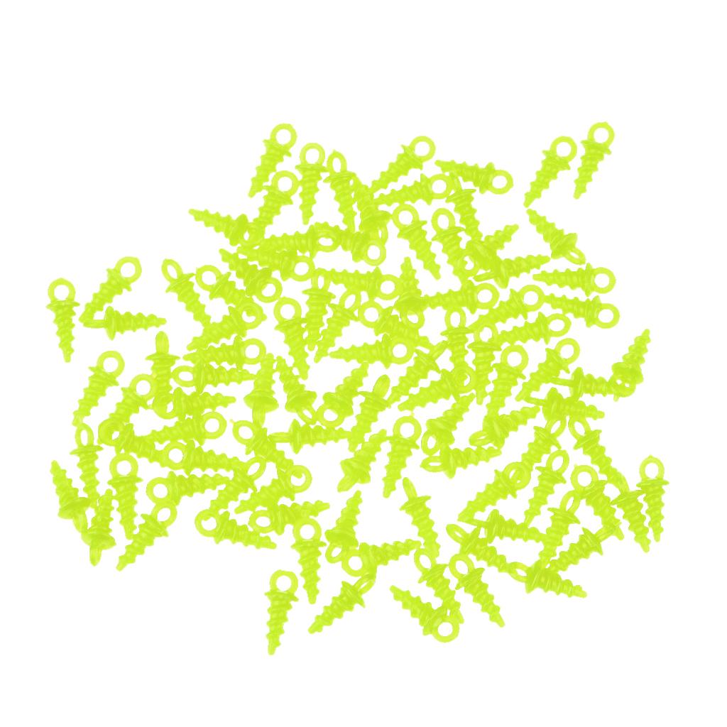 100pcs Bait Screws Pop Up Pegs / Screws Carp Fishing Chod Rigs