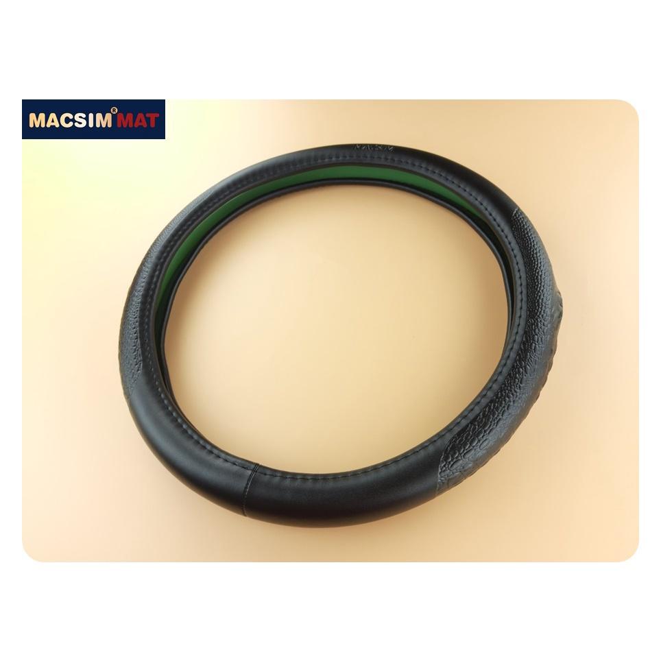 Bọc vô lăng cao cấp Macsim mã L619 chất liệu da thật - Khâu tay 100% size M