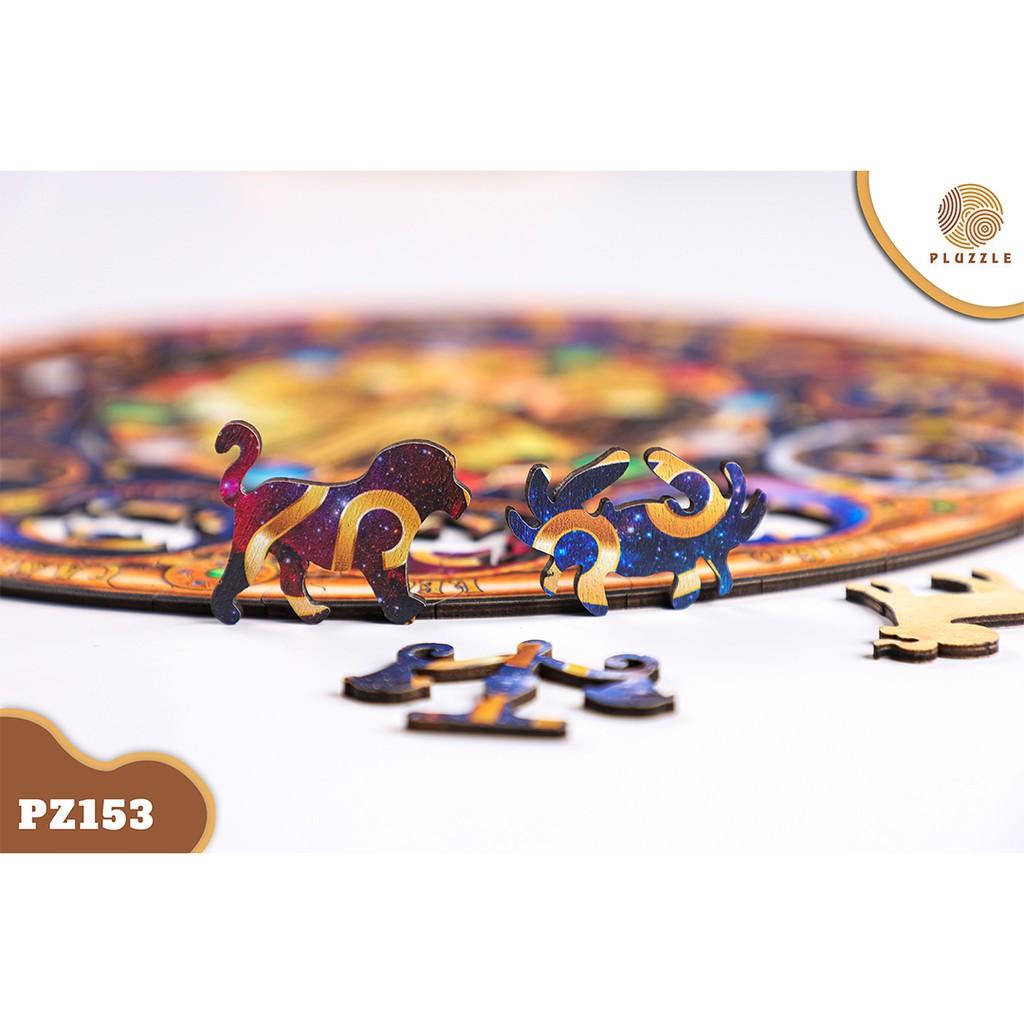 PLUZZLE Bộ xếp hình gỗ thông minh puzzle đồ chơi ghép hình 12 Cung Hoàng Đạo – Cung Thiên Bình – PZ153