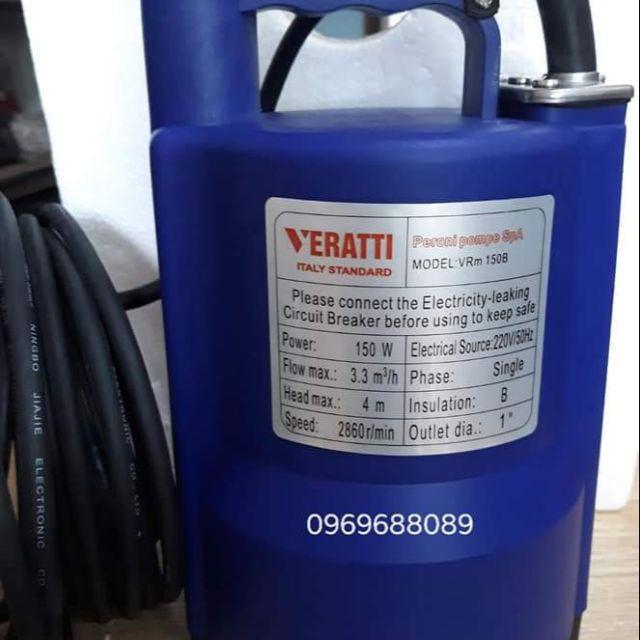 Bơm Tõm hút nước thải, bơm bể cá VERATTI 150W