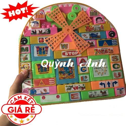 Bộ Xếp Hình Phát Triển Trí Tuệ Có 136 PCS