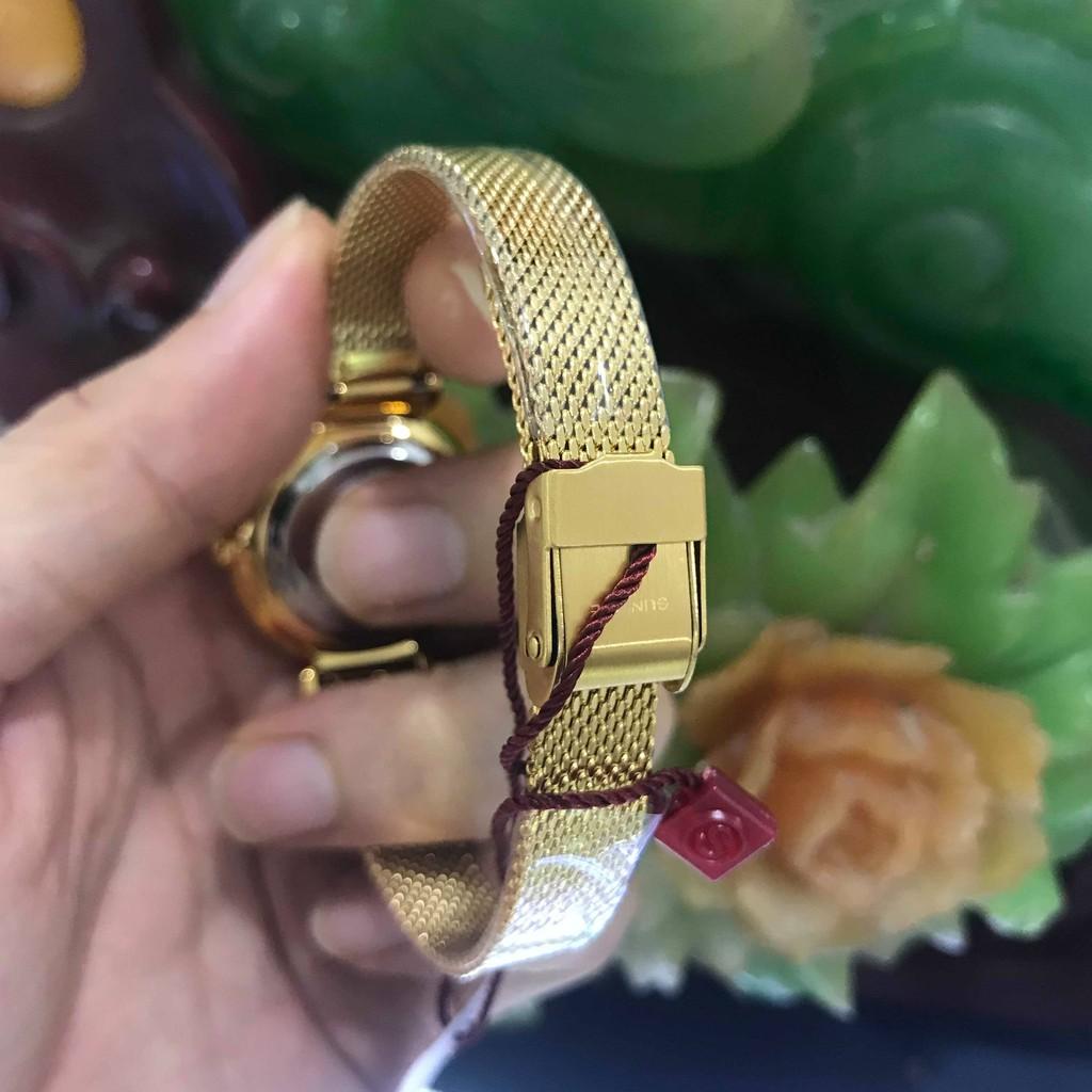 Đồng hồ nữ SUNRISE 9805SA Full hộp chính hãng, Kính Sapphire chống xước, chống nước