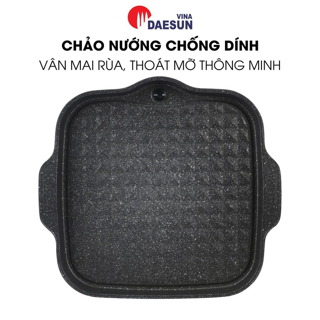 Chảo Nướng Chống Dính Maxsun MG-204 - Phủ Đá Cao Cấp - Vân Mai Rùa | 4 Lớp | Không Khói | Hàng Chính Hãng