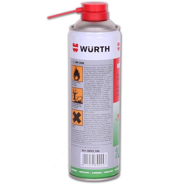 Mỡ Bò Nước Bôi Trơn Chịu Nhiệt Wurth HHS 2000 (500ml) | TriTin