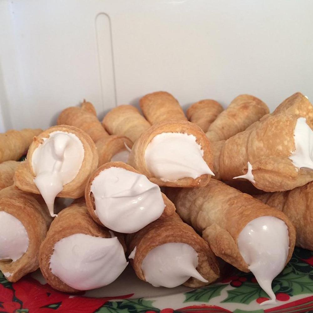 15/30 Chiếc Đồng Hồ Thép Không Gỉ Bánh Cannoli Dạng Bánh Sừng Bò Bánh Ngọt Khuôn Nướng Bánh Bánh Ống Kem Sừng Khuôn Mẫu Trang Trí Bếp Phụ Kiện