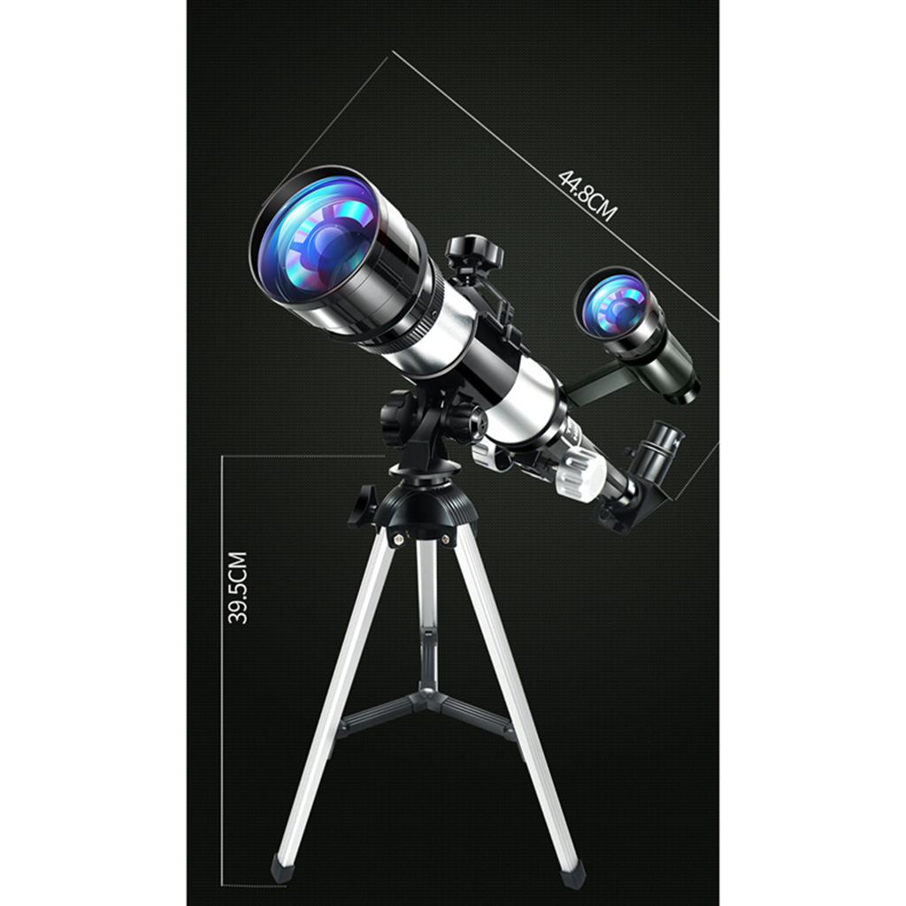 70 Mm HD Astronomical Reflector Telescope Monocular Set And Tripod Moon Filter for Adults Children