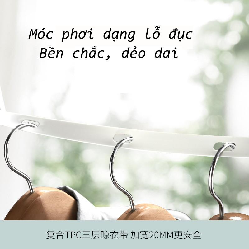 Dây treo quần áo / đen trắng  hai mầu  S-home 04