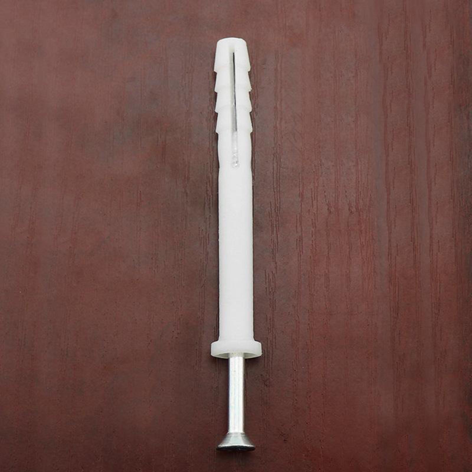 2xFLOATING SHELF BRACKETS SCREW WALL SHELVES SUPPORT HOLDER 12.4x6.2x2cm