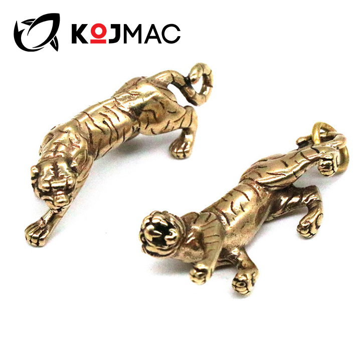 Móc Khóa Đồng Tượng Hổ Kim Tiền (Hổ Đạp Tiền) Phong Thủy mang đến tài lộc, lộc phát cho gia chủ