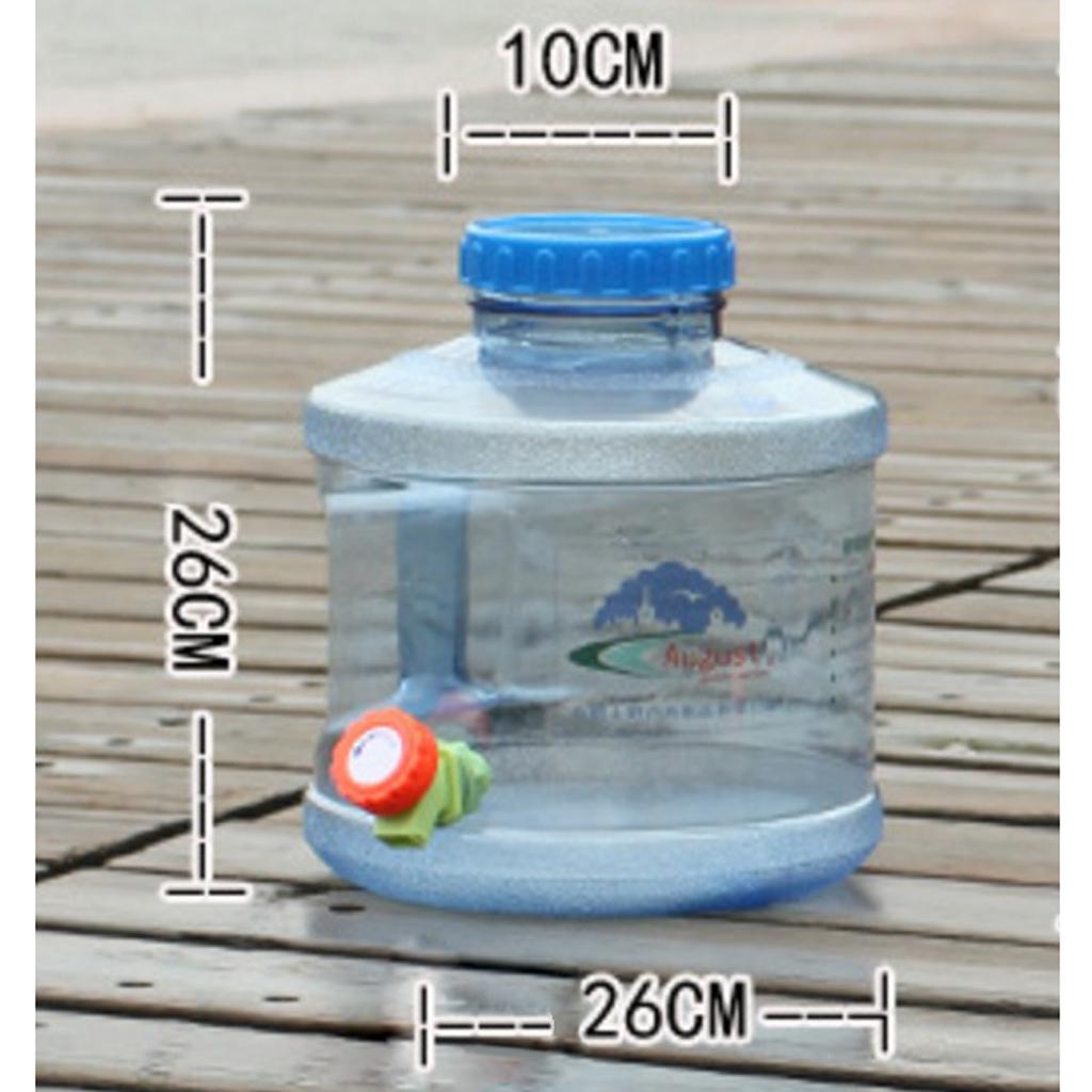 Water Storage Container Can 7.5L Liter Carrier Tap Outdoor Travel Camping