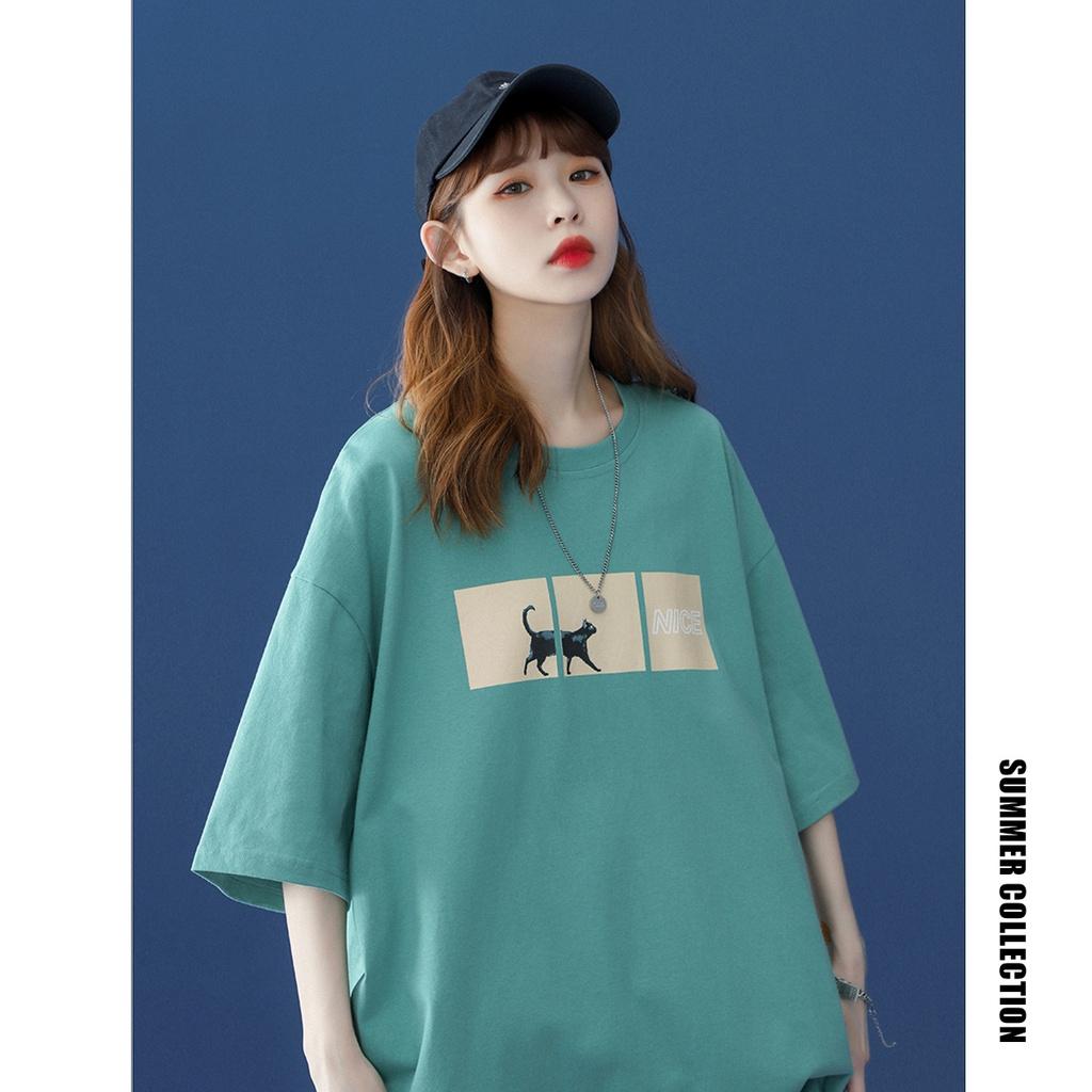 Áo thun tay lỡ form rộng dành cho các bạn nữ