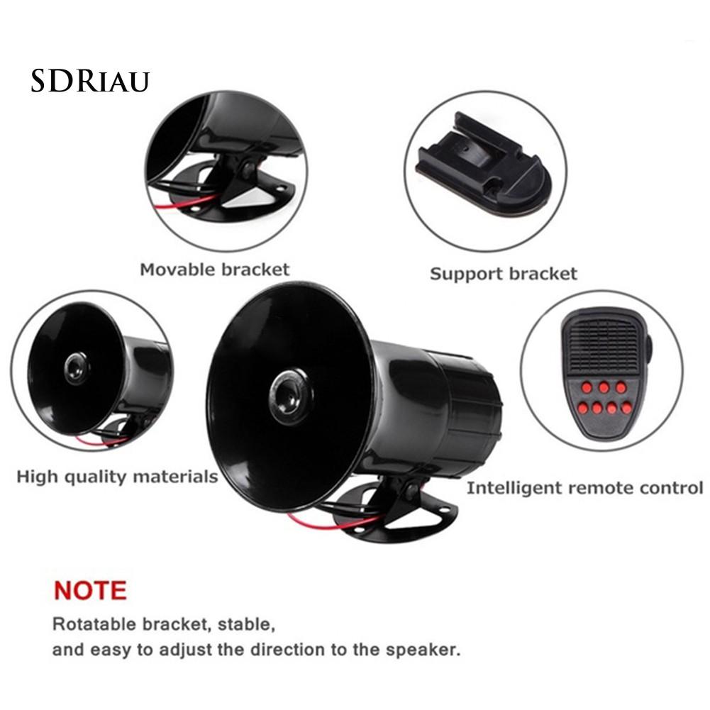 Còi Báo Động 12v 50w 7 Âm Thanh Cho Xe Hơi / Xe Tải