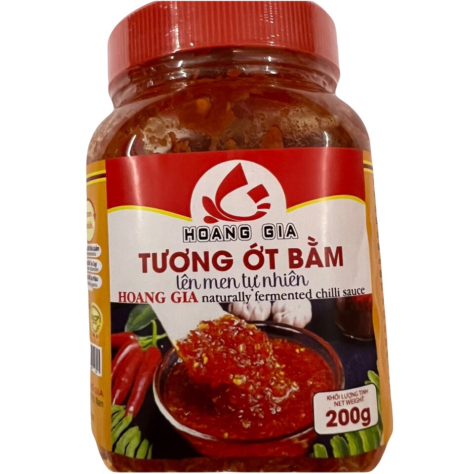Đặc Sản Bình Thuận -  Combo 3 hộp Tương ớt bằm lên men tự nhiên thơm ngon, hộp nhựa [Nông sản Hoàng Gia]- Ocop 3 Sao