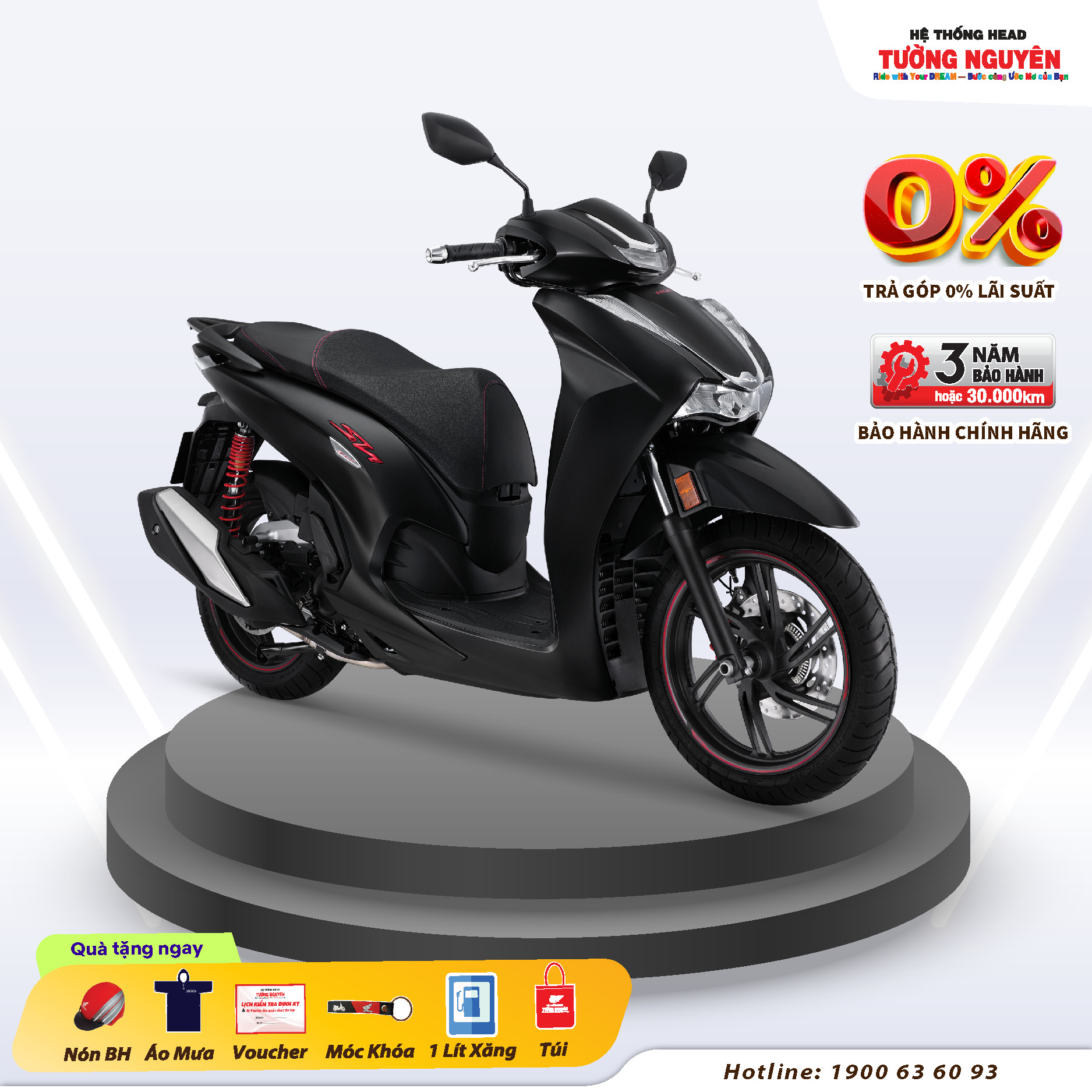 Xe Máy Honda SH 350i 2023 - Phiên Bản Đặc Biệt - Đen
