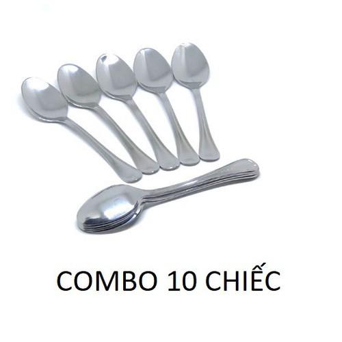 COMBO 10 MUỖNG CANH INOX DÀI -SIÊU BỀN ĐẸP