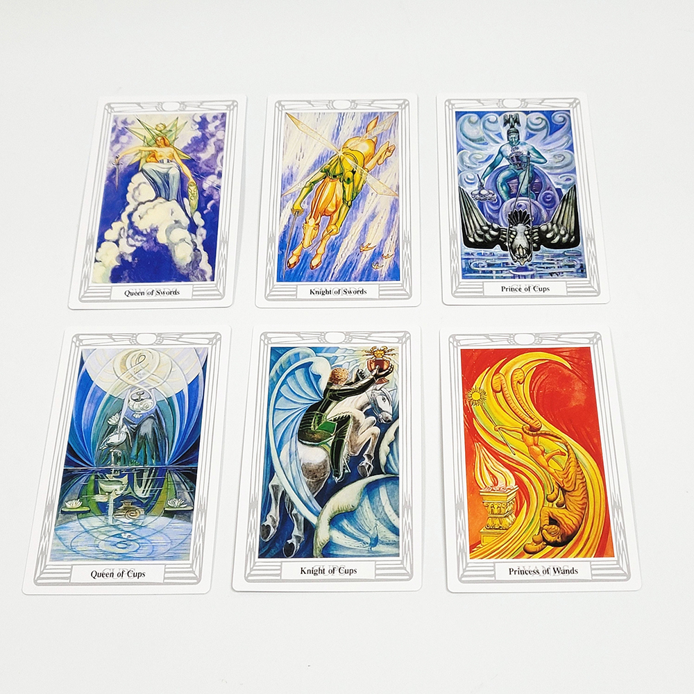 [Size Gốc] Bộ Bài Thoth Tarot 78 Lá Bài 7x12 Cm Tặng Đá Thanh Tẩy