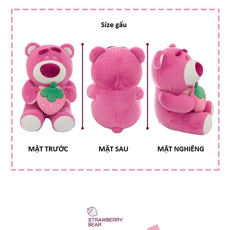 Gấu bông Lotso ôm dâu - mẫu mới - QCCC