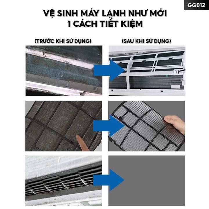 Chai Xịt Làm Sạch Máy Lạnh Vệ Sinh Điều Hoà Khử Khuẩn Cho Quạt Gió Gia Dụng GG012