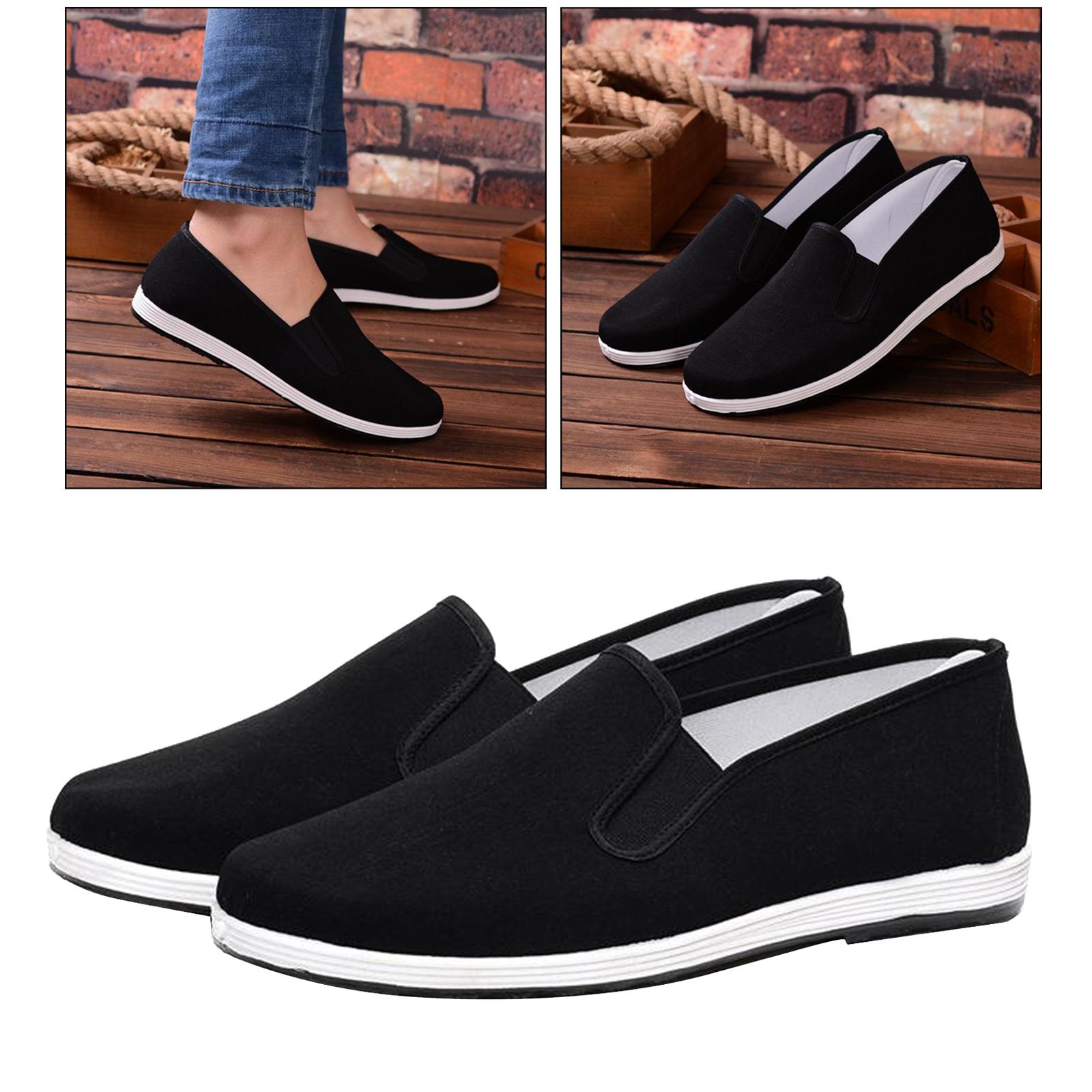 Chinese Traditional Kung Fu Martial Arts Tai chi Slipper Shoes Black 39