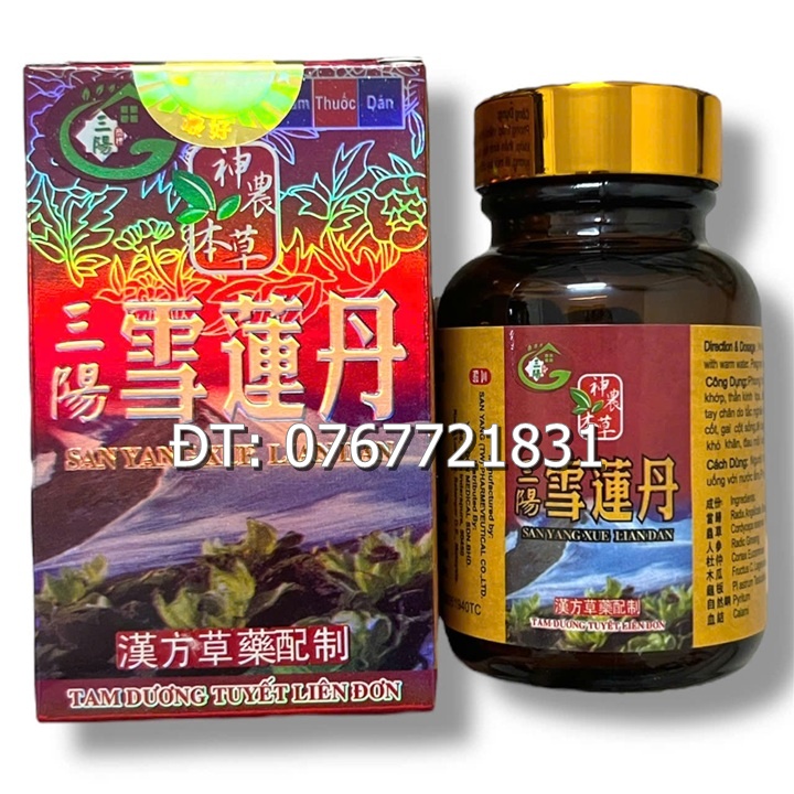 Viên uống đau nhức xương khớp Tam dương tuyết liên đơn - San Yang Xue Lian Dan - Xuất xứ Malaysia - Mã số 1517