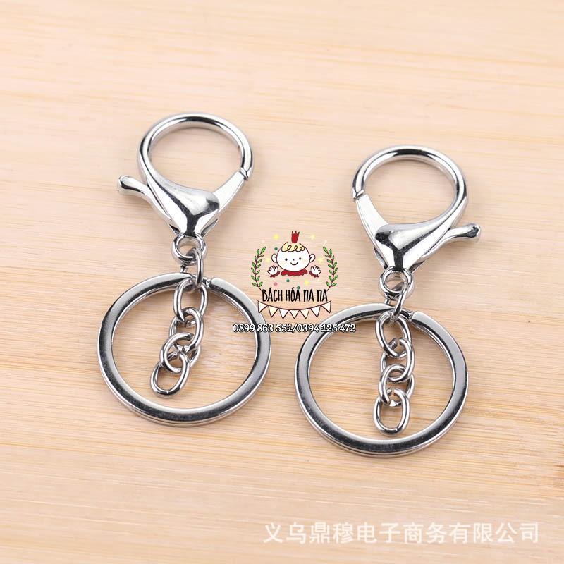 Móc khóa càng cua lớn cho các bạn làm DIY, phụ kiện túi ví, chìa khóa, có dây xích - Nana Handmade