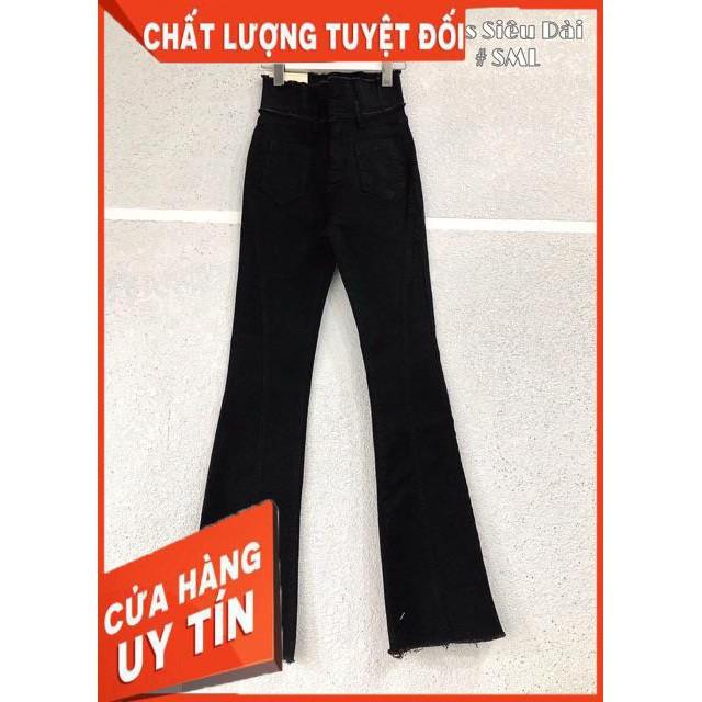 QUẦN JEANS LOE LƯNG SIÊU CAO XẺ GẤU