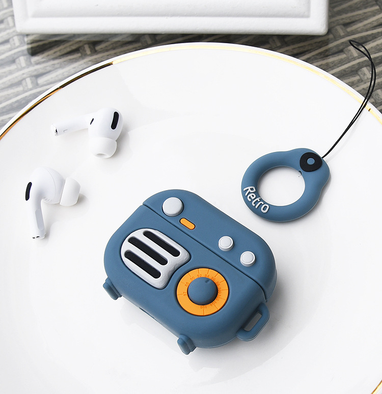 Bao Case Cho Airpods Pro Kai Hình Radio Retro- Hàng Chính Hãng